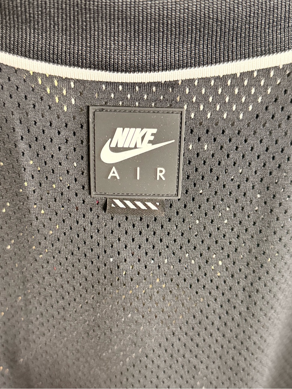 Gorgeous Nike Black Mesh Polo with White Trim!!! - Picture 6 of 8
